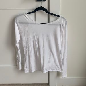 Crossback athletic shirt